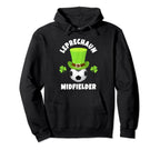 Soccer Midfielder Leprechaun Hoodie - Casual Everyday Wear Unisex