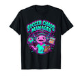Funny Axolotl Coach Parent Soccer T-Shirt - Minimalist Print Men Women