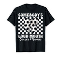 Somebodys Loud Mouth Soccer Mama Soccer Mom T-Shirt - Graphic Print Unisex