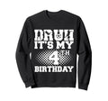 Bruh Its My 4Th Birthday Soccer 4 Sweatshirt - Minimalist Print Men Women