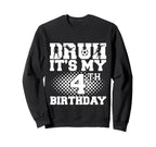 Bruh Its My 4Th Birthday Soccer 4 Sweatshirt - Minimalist Print Men Women