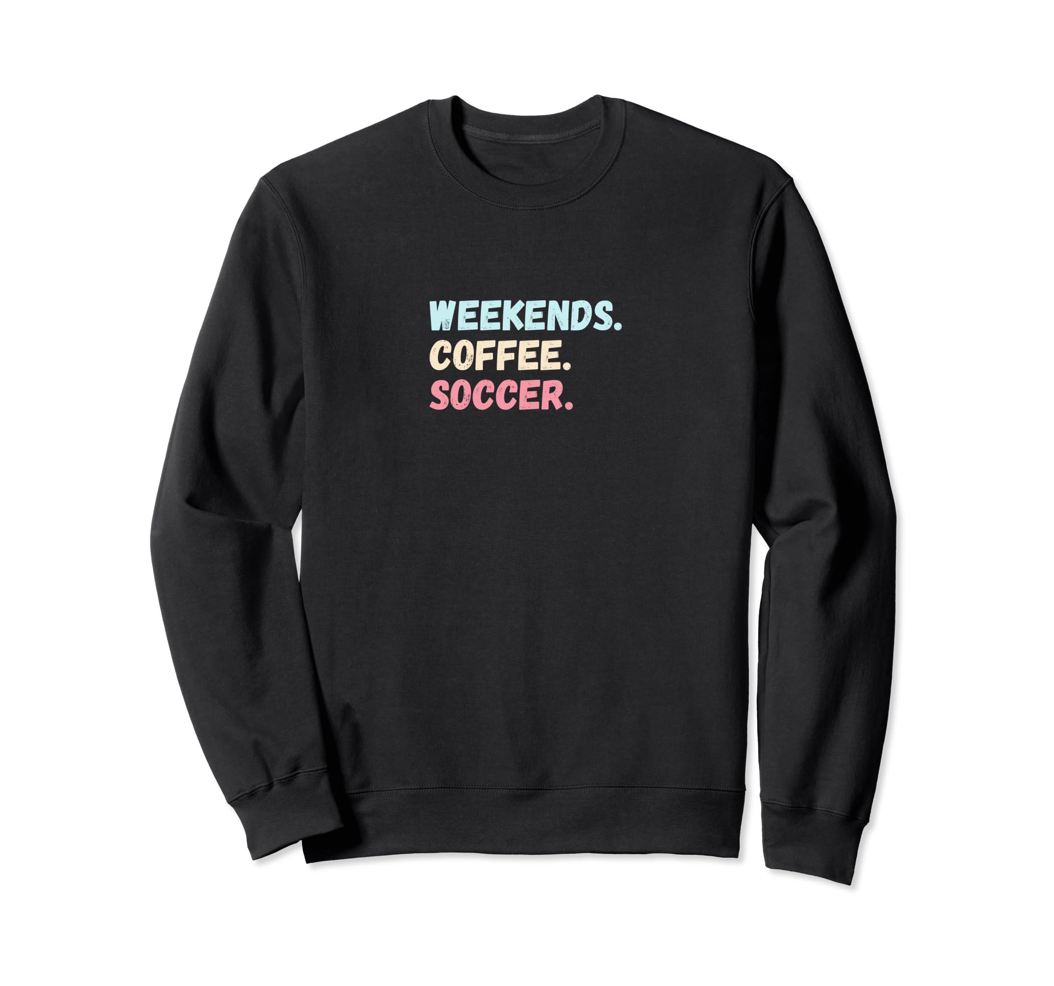 Weekends Coffee Soccer Player Sweatshirt - Streetwear Style for Adults