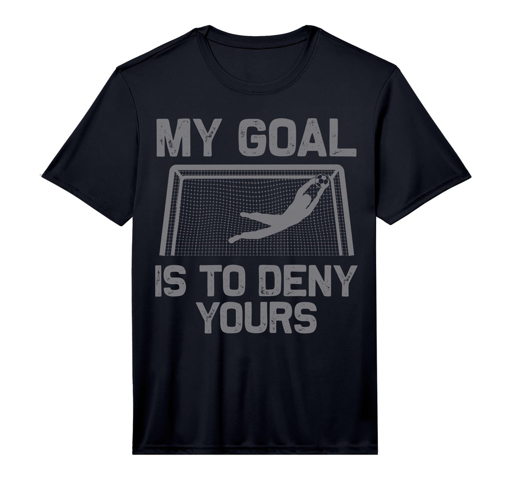 Soccer Goalie Art Gag Soccer Player T-Shirt - Minimalist Print Unisex