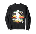 Sunset Soccer Number Zero Sweatshirt - Fun Novelty Design for Adults
