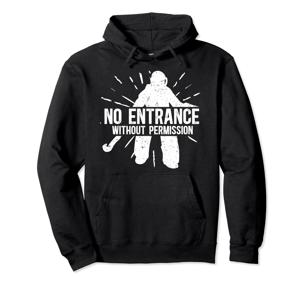 Field Hockey Goalie Funny Field Hoodie - Aesthetic Graphic for Adults