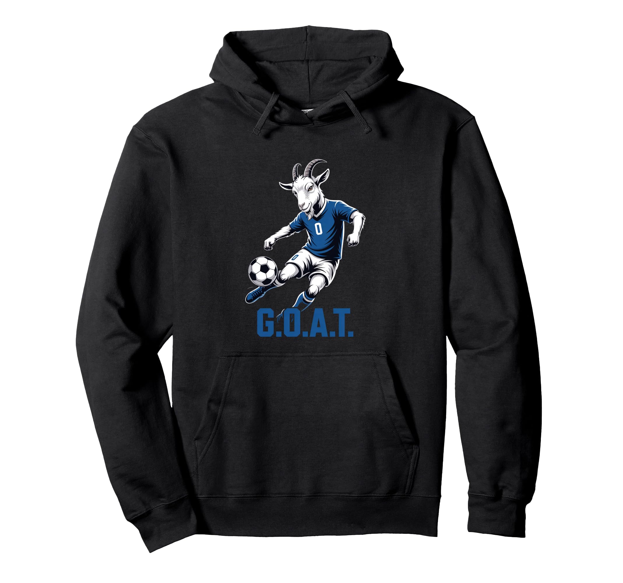 Goat Soccer Player G O T Greatest Hoodie - Fun Novelty Design Men Women