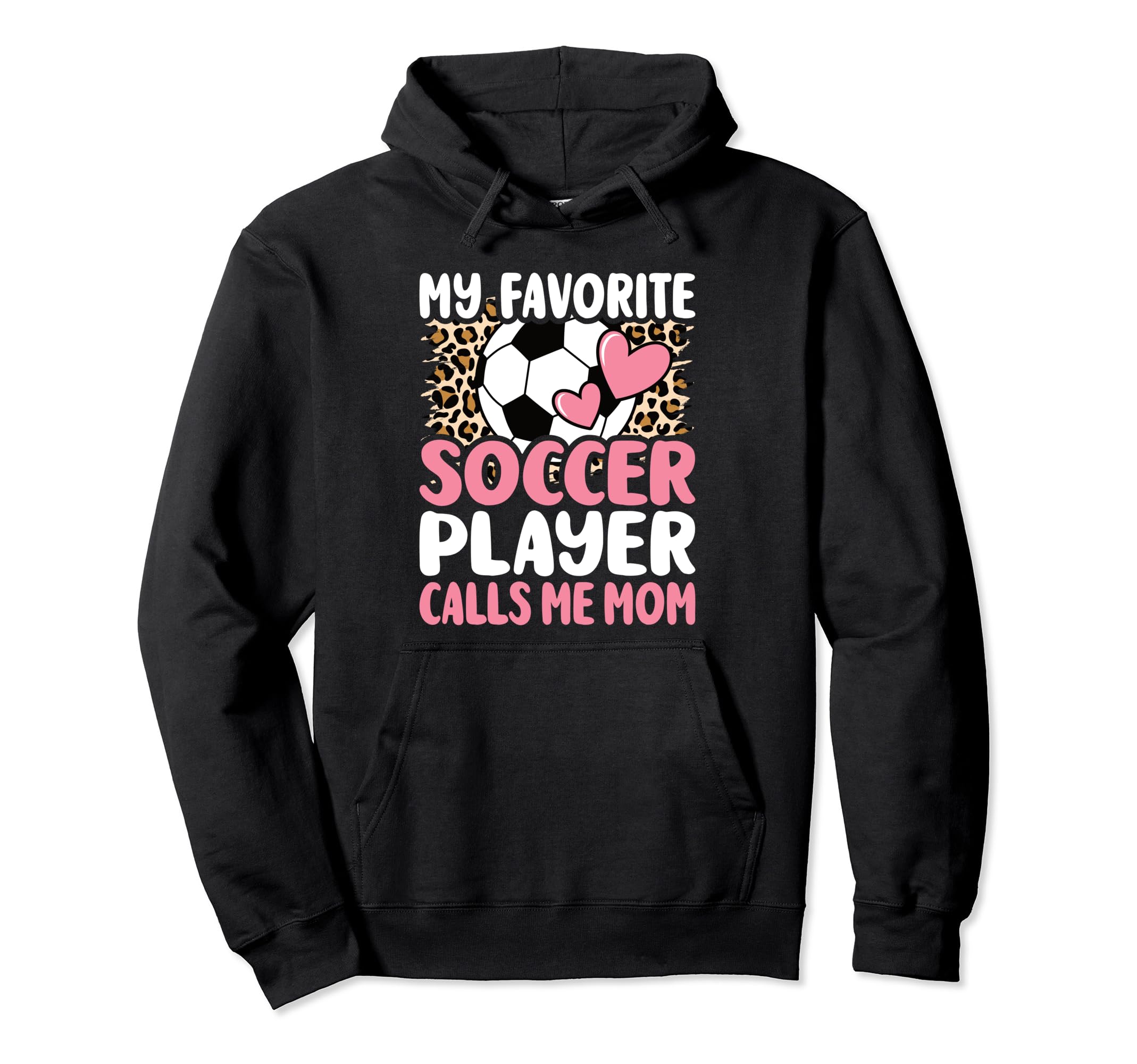 My Favorite Soccer Player Calls Me Mom Hoodie - Minimalist Print Unisex