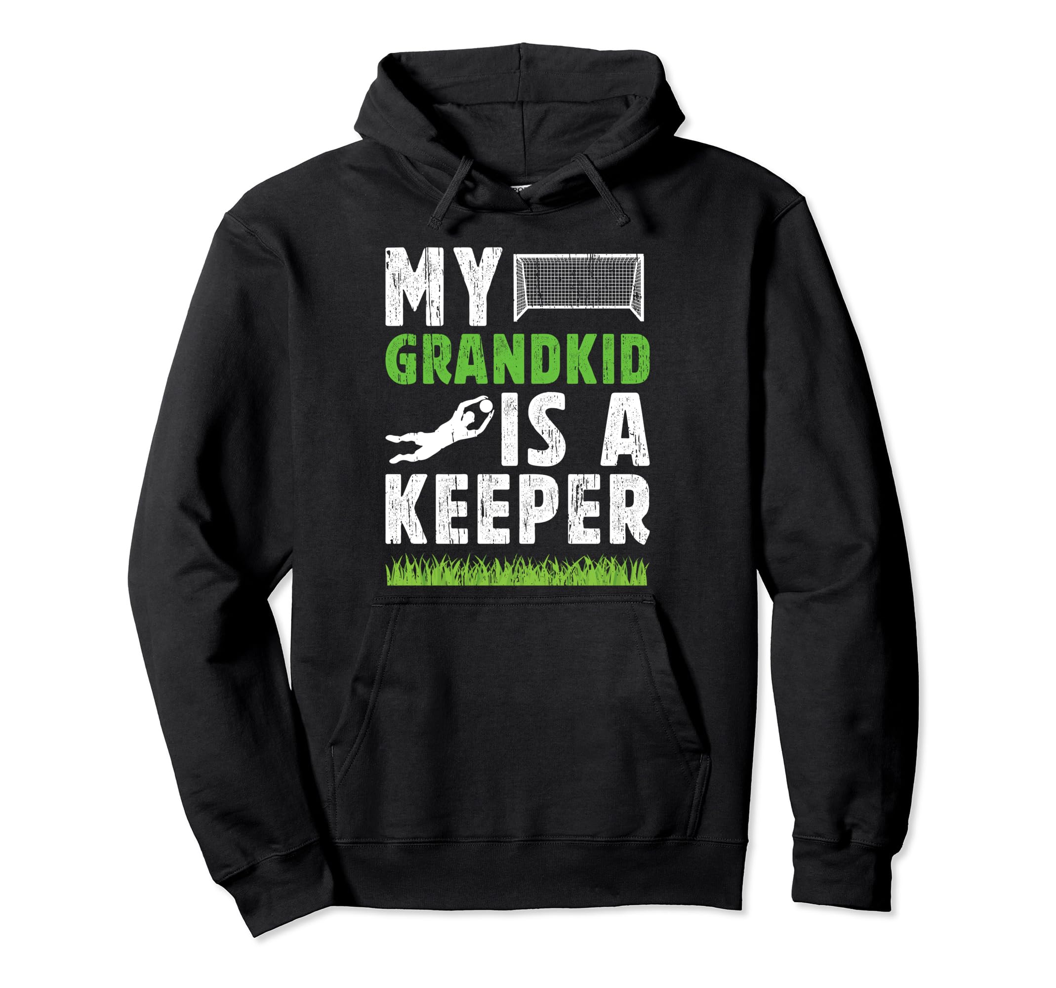 Proud Soccer Goalkeeper Grandpa Soccer Hoodie - Trendy Graphic Men Women