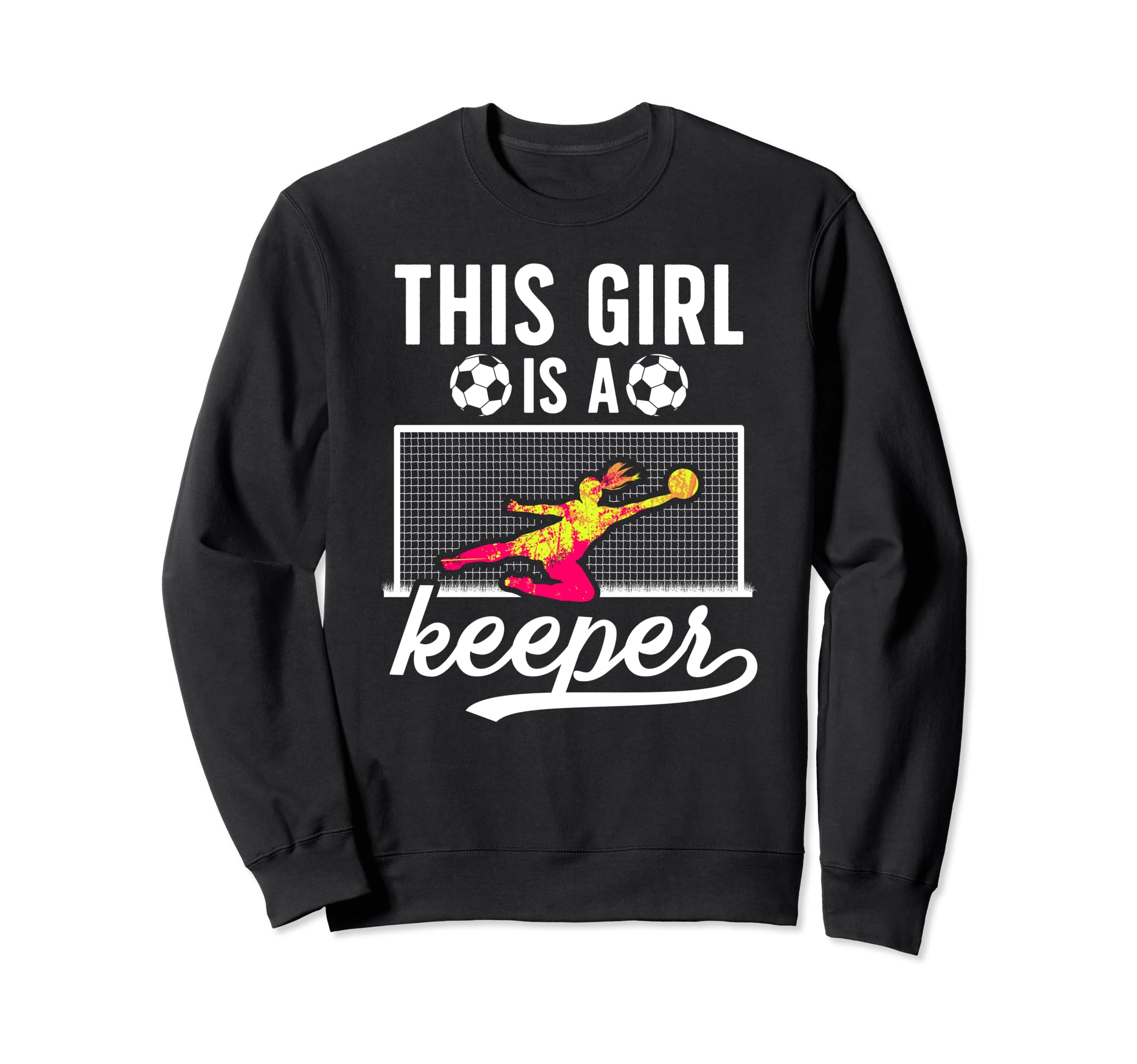 This Is Keeper Soccer Sweatshirt - Casual Everyday Wear Men Women