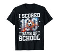 I Scored 100 Days School Soccer T-Shirt - Custom Art Print for Adults