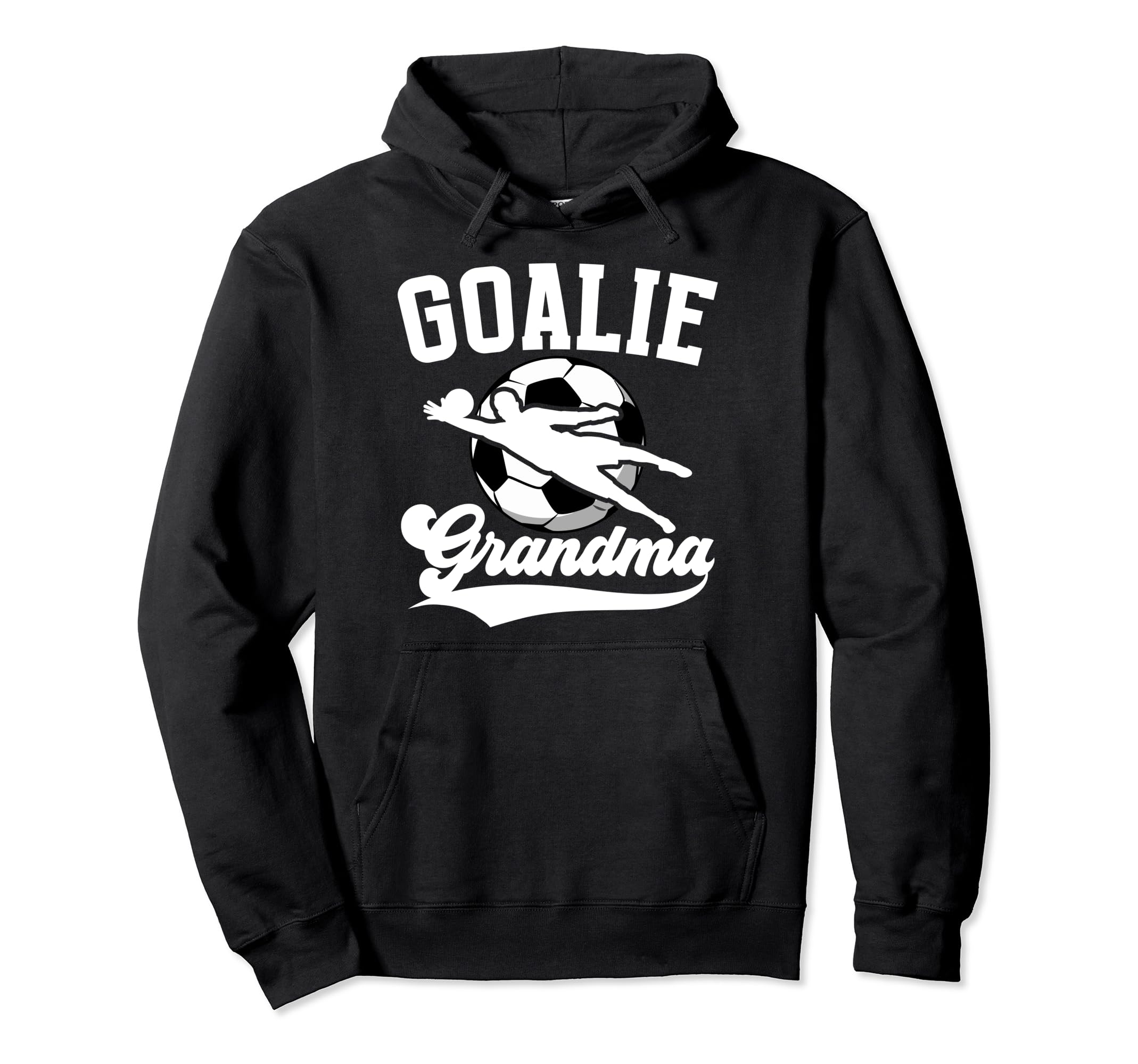 Soccer Goalie Grandma Soccer Hoodie - Minimalist Print for Adults