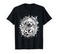 Poodle Dog Playing Soccer Team Sports T-Shirt - Minimalist Print Unisex