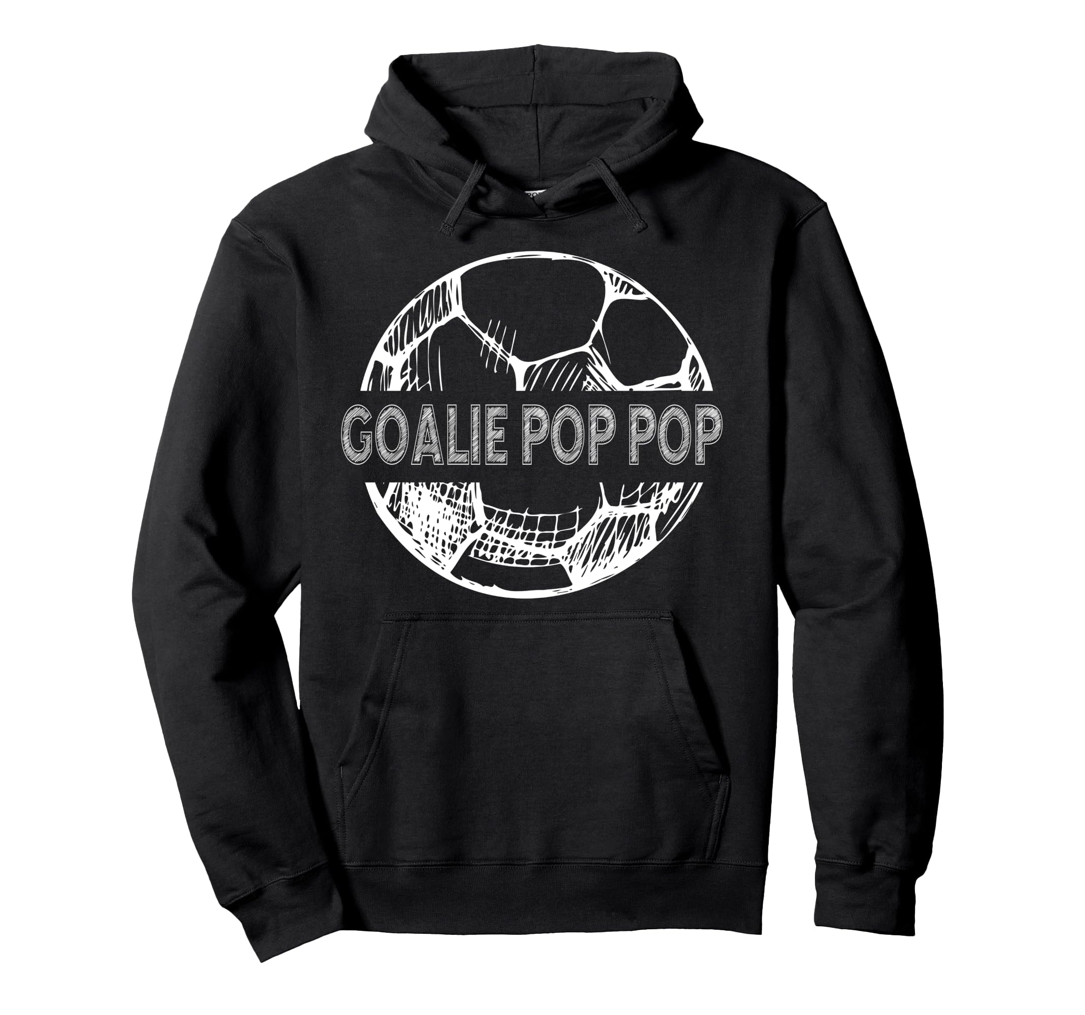 Soccer Goalie Pop Pop Soccer Hoodie - Custom Art Print for Adults