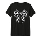 Football Ball Coquette Bow Game Day T-Shirt - Novelty Apparel Men Women