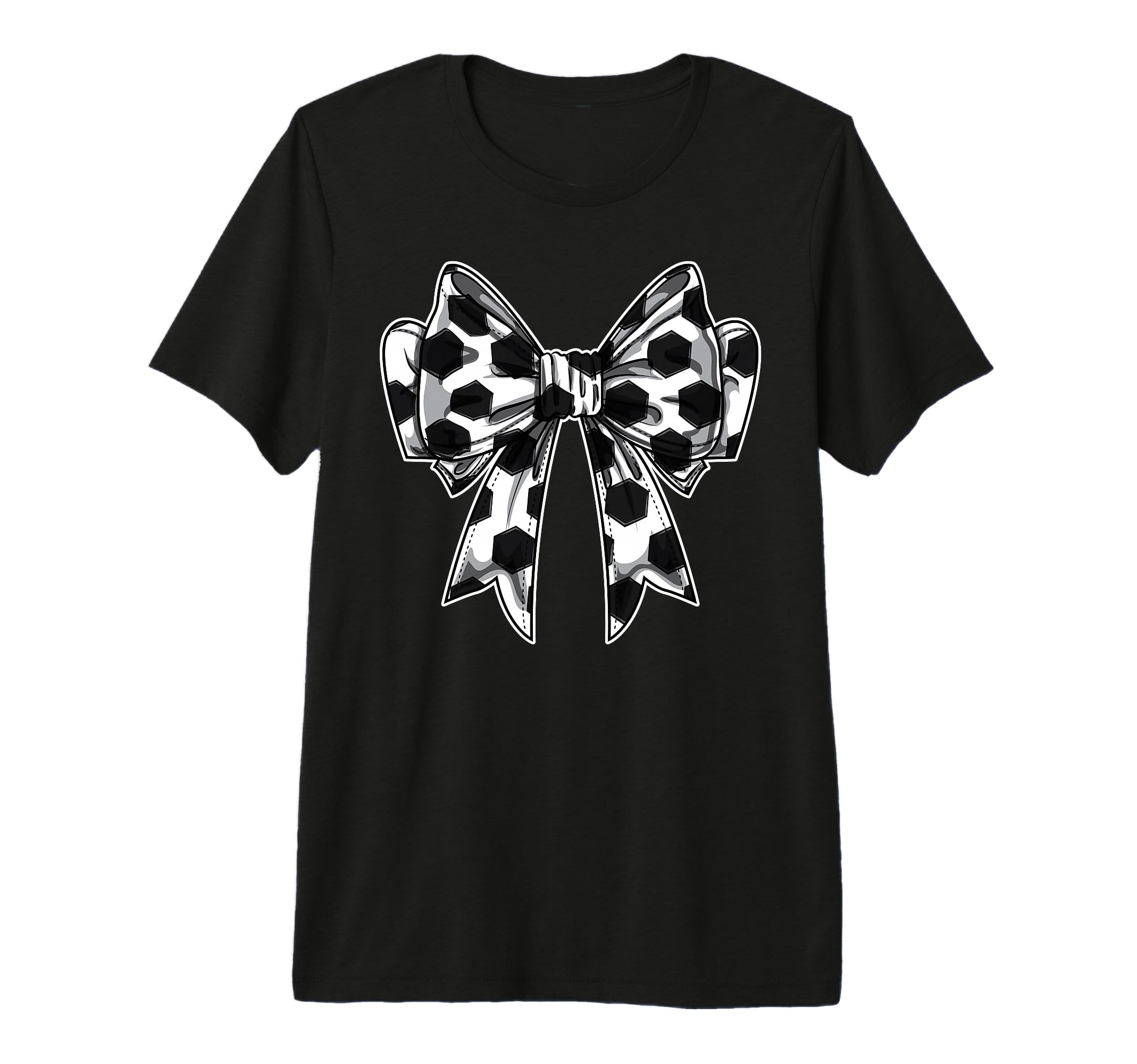 Football Ball Coquette Bow Game Day T-Shirt - Novelty Apparel Men Women