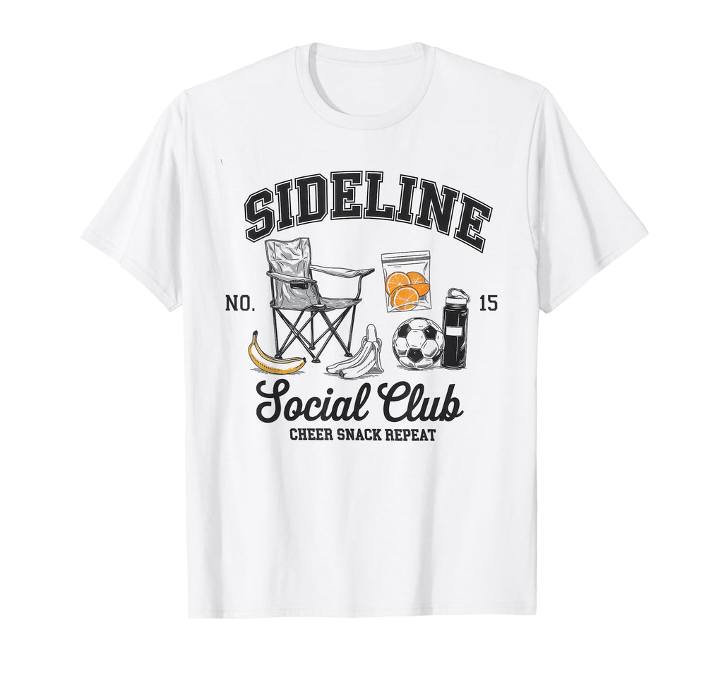 Sideline Social Club Soccer Mom T-Shirt - Casual Everyday Wear Men Women