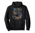 5Th Birthday 5 Year Old Football Hoodie - Aesthetic Graphic Men Women