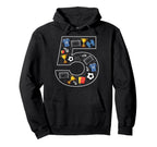 5Th Birthday 5 Year Old Football Hoodie - Aesthetic Graphic Men Women