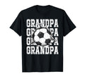 Soccer Grandpa Cracked Wall Family T-Shirt - Streetwear Style Unisex