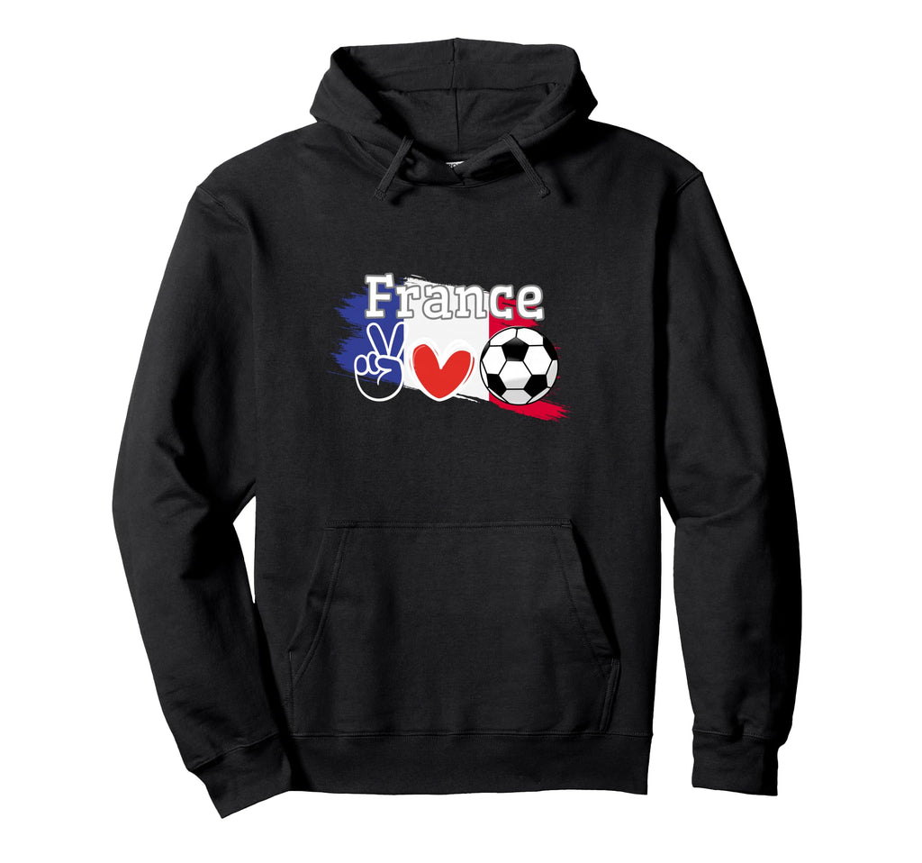 France Flags World Lovers France Love Hoodie - Novelty Apparel Unisex