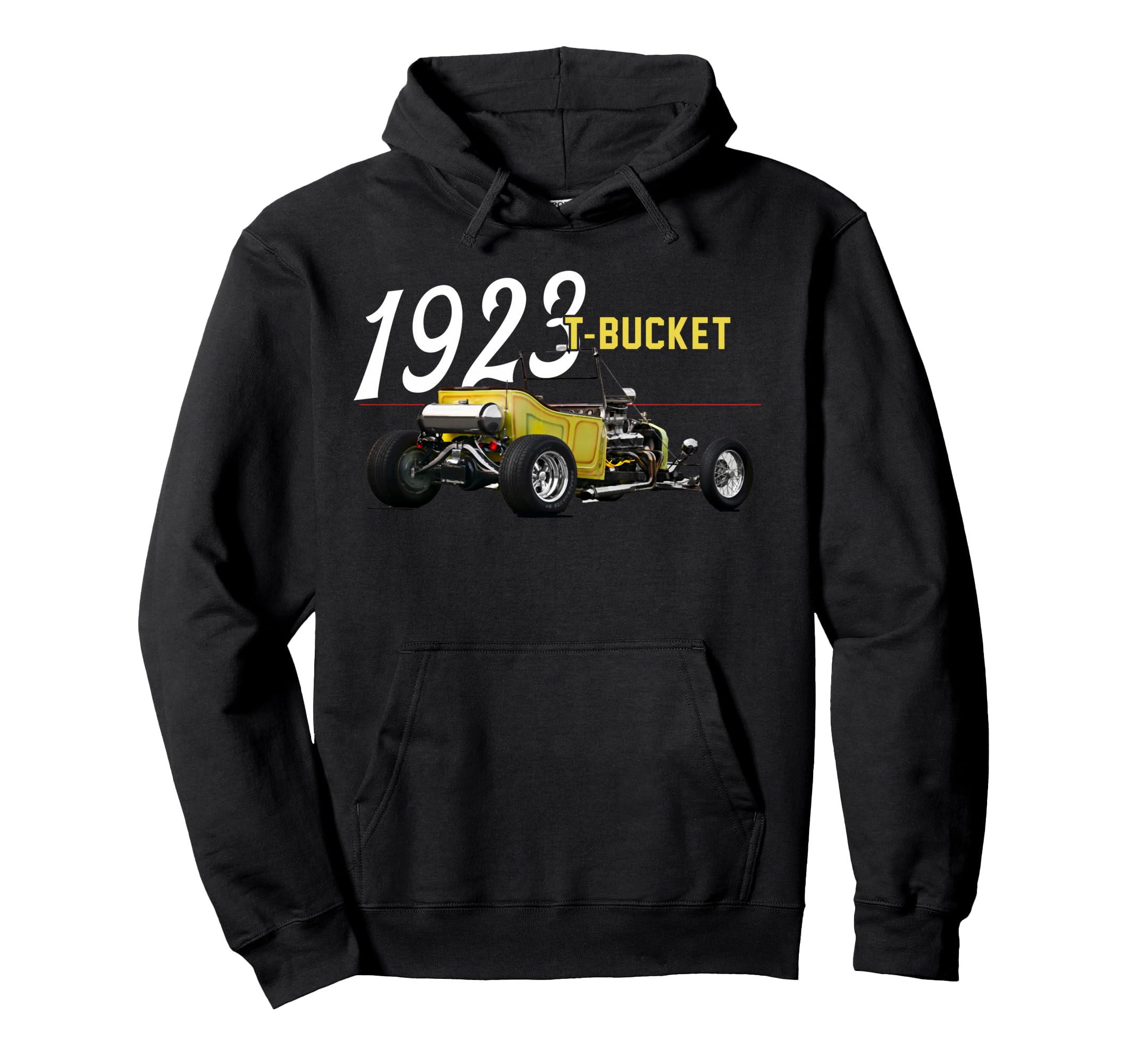 1923 23 T Bucket Blown Hot Rod Hoodie - Fun Novelty Design Men Women