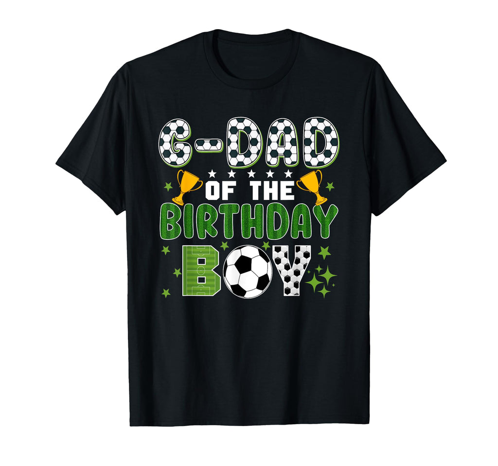 G Dad Birthday Soccer Group Family T-Shirt - Custom Art Print Unisex