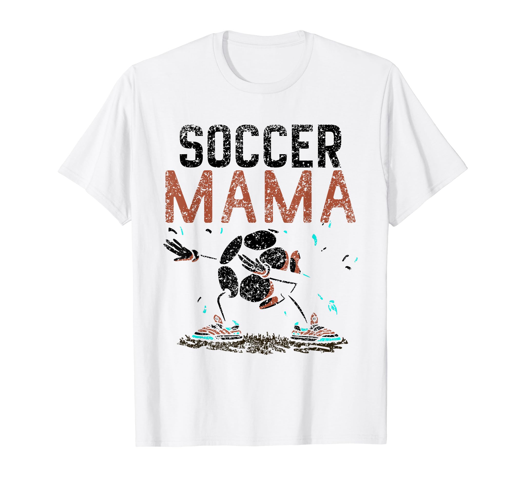 Soccer Mama Match Football Player T-Shirt - Minimalist Print for Adults