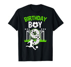 Birthday Soccer 9 Year Old Who Loves T-Shirt - Novelty Apparel for Adults