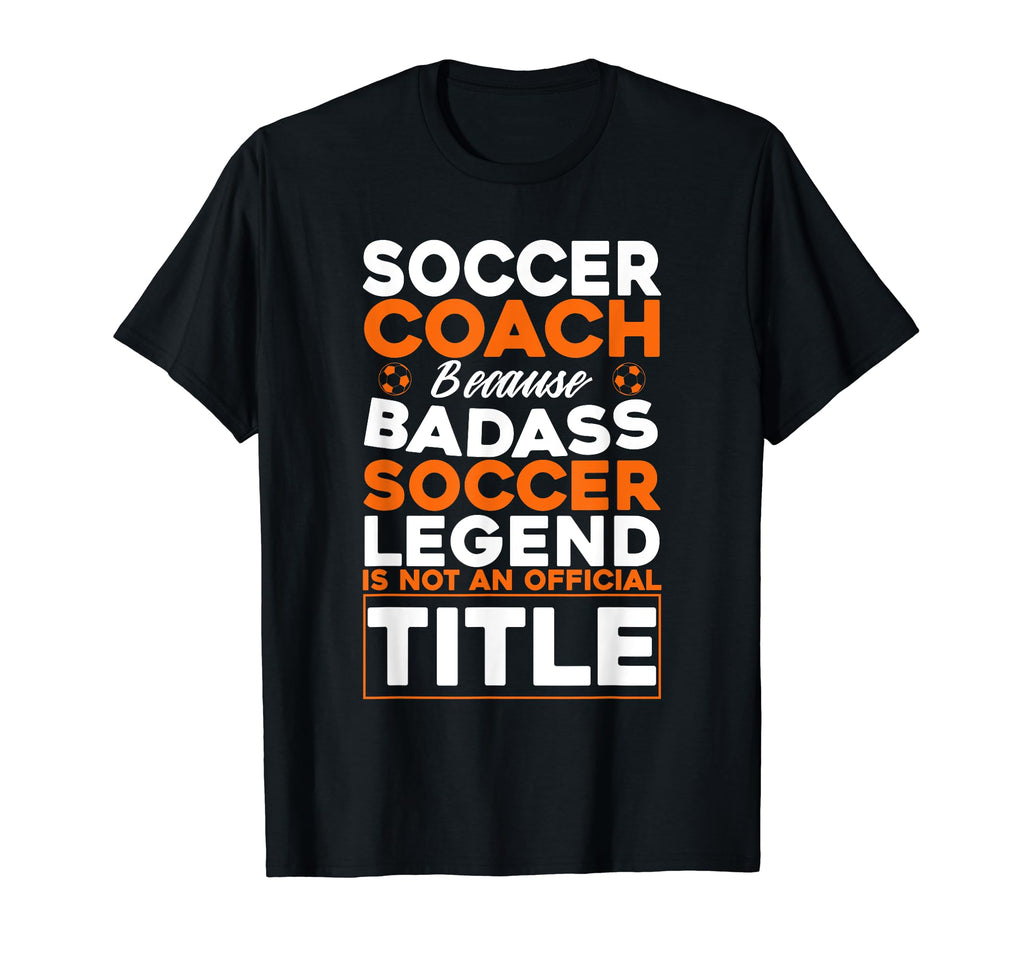 Soccer Coaching Training Trainer T-Shirt - Casual Everyday Wear Men Women