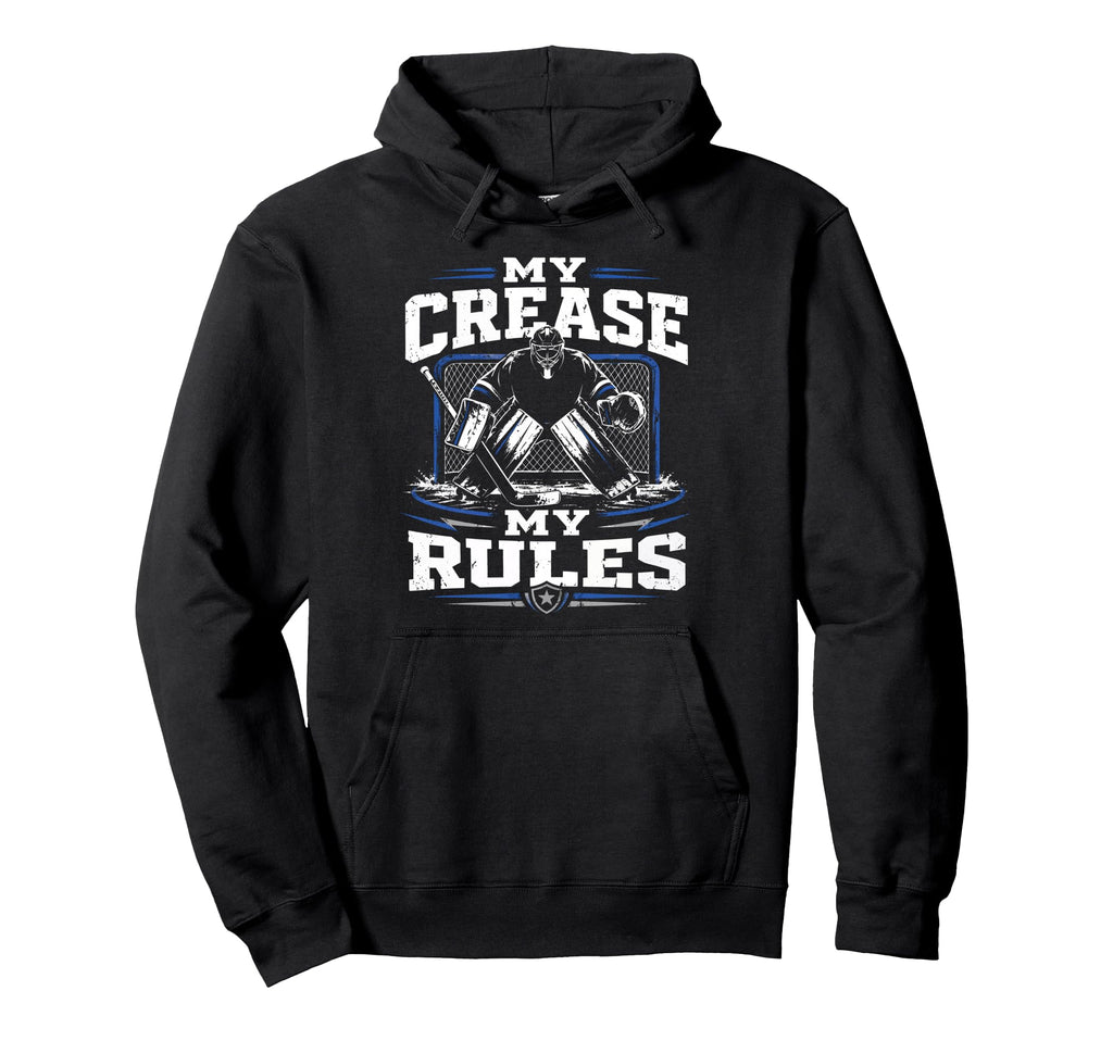 Ice Hockey Goalie Crease Hockey Hoodie - Unique Graphic for Adults