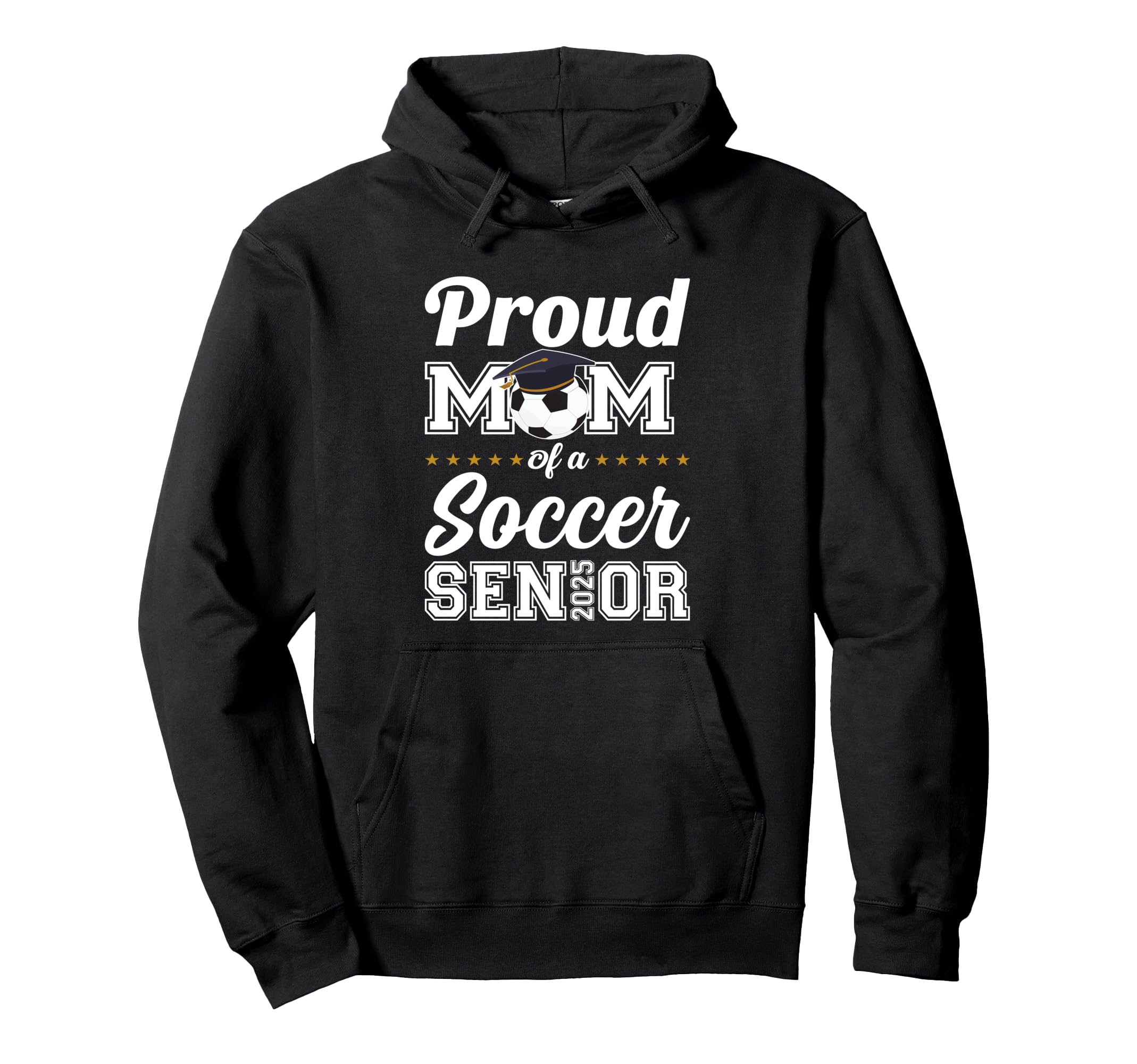 Class 2025 Soccer Senior Football Mom Hoodie - Minimalist Print Unisex