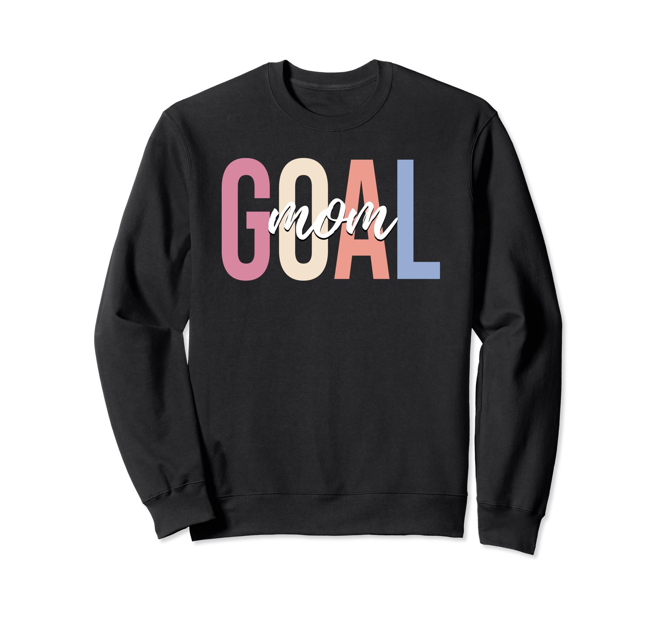 Goal Mom Soccer Mom Player Sweatshirt - Minimalist Print Unisex