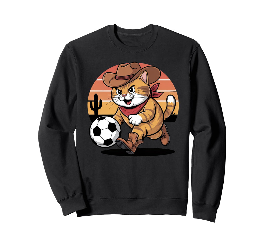 Cat Funny Cat Gang Cat Playing Sweatshirt - Minimalist Print for Adults