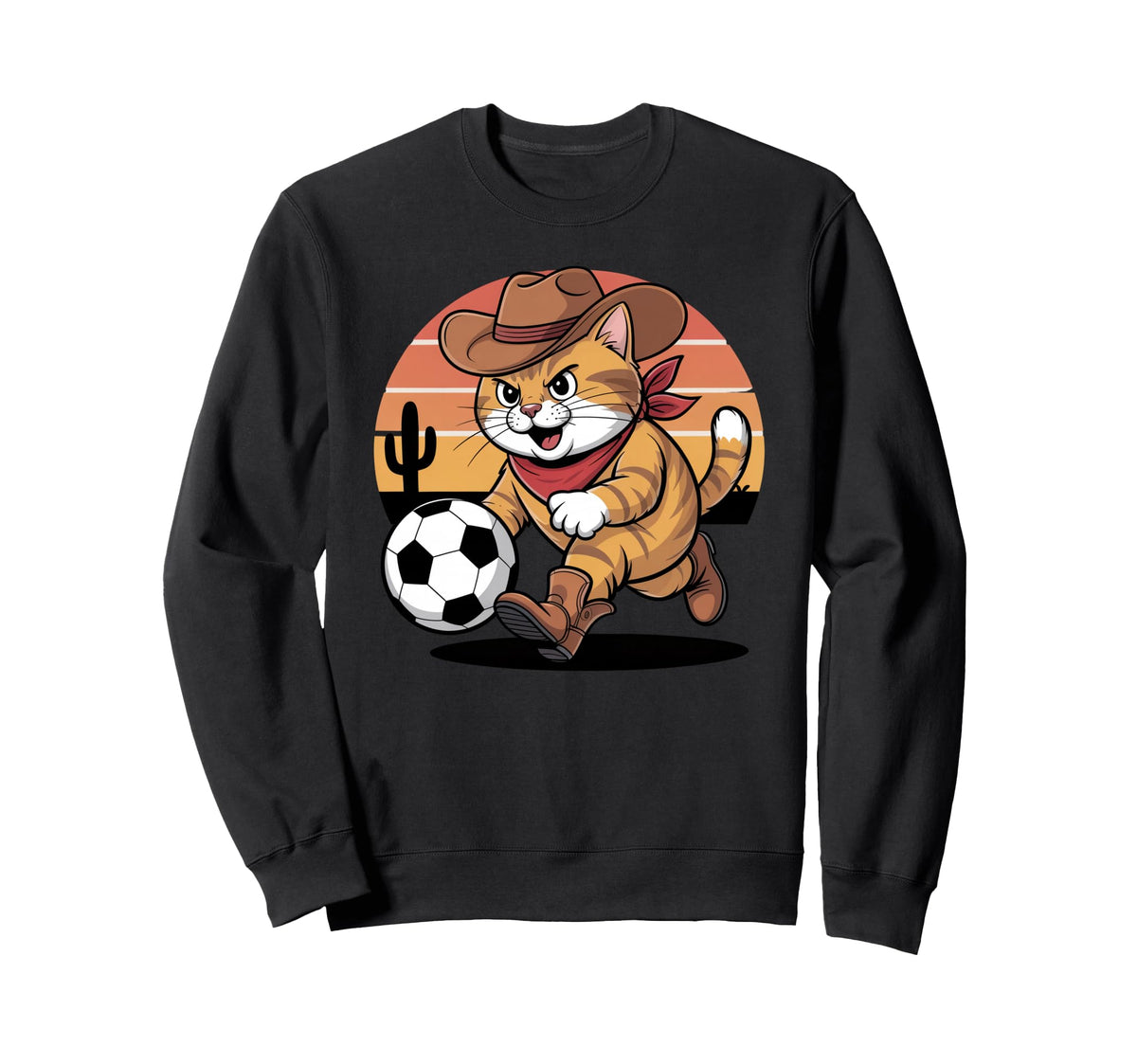 Cat Funny Cat Gang Cat Playing Sweatshirt - Minimalist Print for Adults