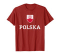Poland Soccer Jersey Polish Polska Soccer T-Shirt - Novelty Apparel Unisex