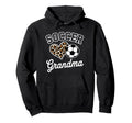 Soccer Grandma Funny Leopard Heart Hoodie - Aesthetic Graphic Men Women