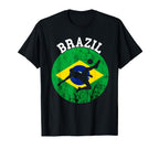 Brazil Flag Brazilian Pride Brazil T-Shirt - Trendy Graphic Men Women