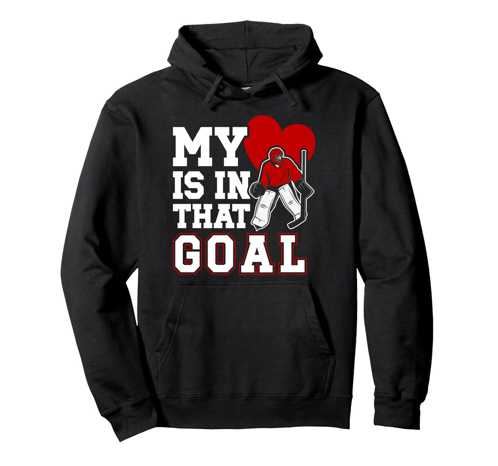 Proud Hockey Goalkeeper Mom Hockey Goalie Hoodie - Graphic Print Men Women