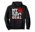 Proud Hockey Goalkeeper Mom Hockey Goalie Hoodie - Graphic Print Men Women