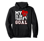Proud Hockey Goalkeeper Mom Hockey Goalie Hoodie - Graphic Print Men Women