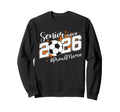 Senior Mama Class 2026 Soccer Ball Sweatshirt - Graphic Print Unisex