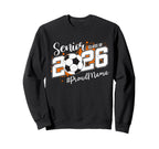 Senior Mama Class 2026 Soccer Ball Sweatshirt - Graphic Print Unisex