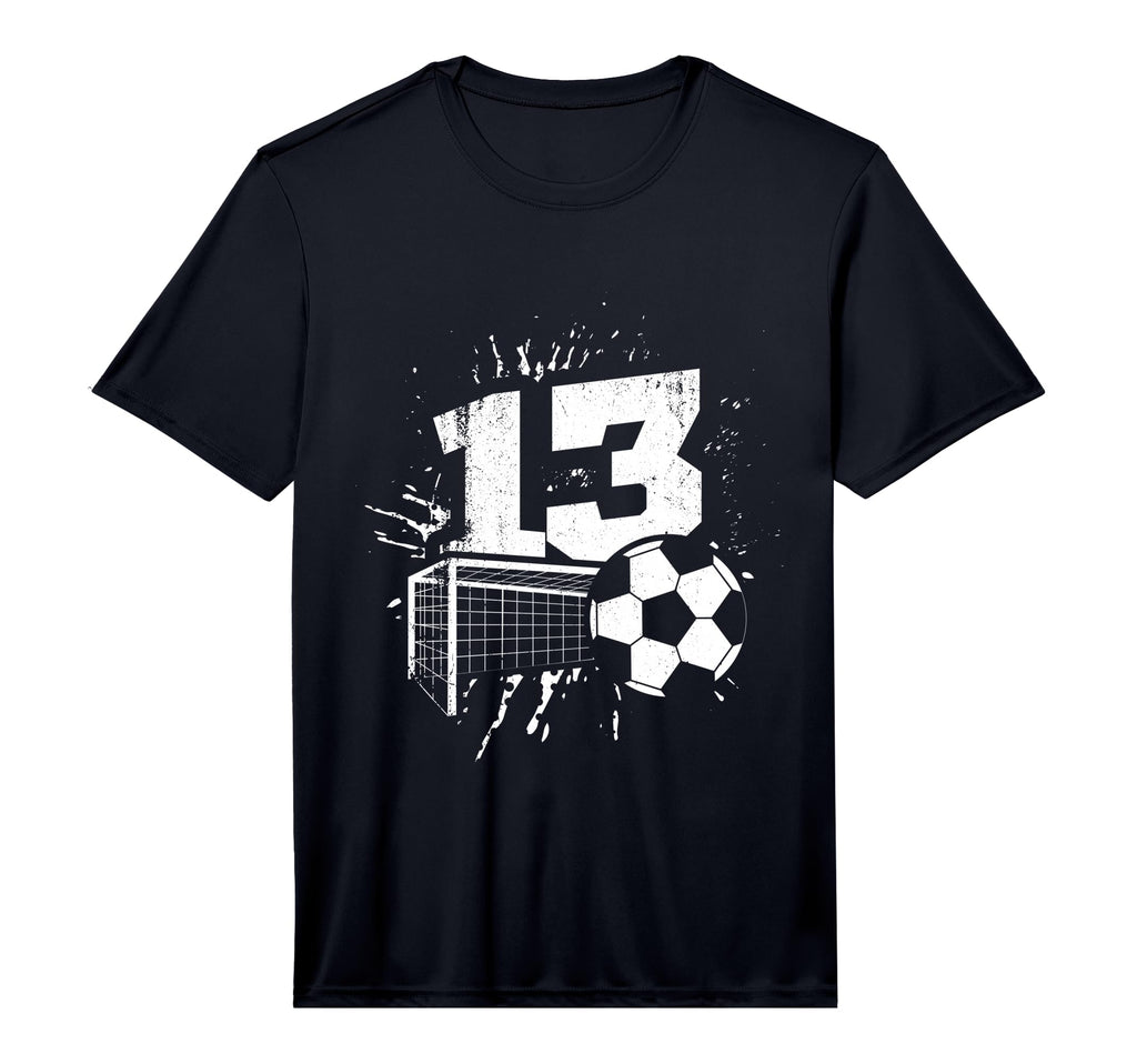 13Th Birthday Soccer Player Football 13 T-Shirt - Streetwear Style Unisex
