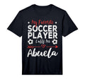 Mens My Favorite Soccer Player Calls T-Shirt - Novelty Apparel for Adults