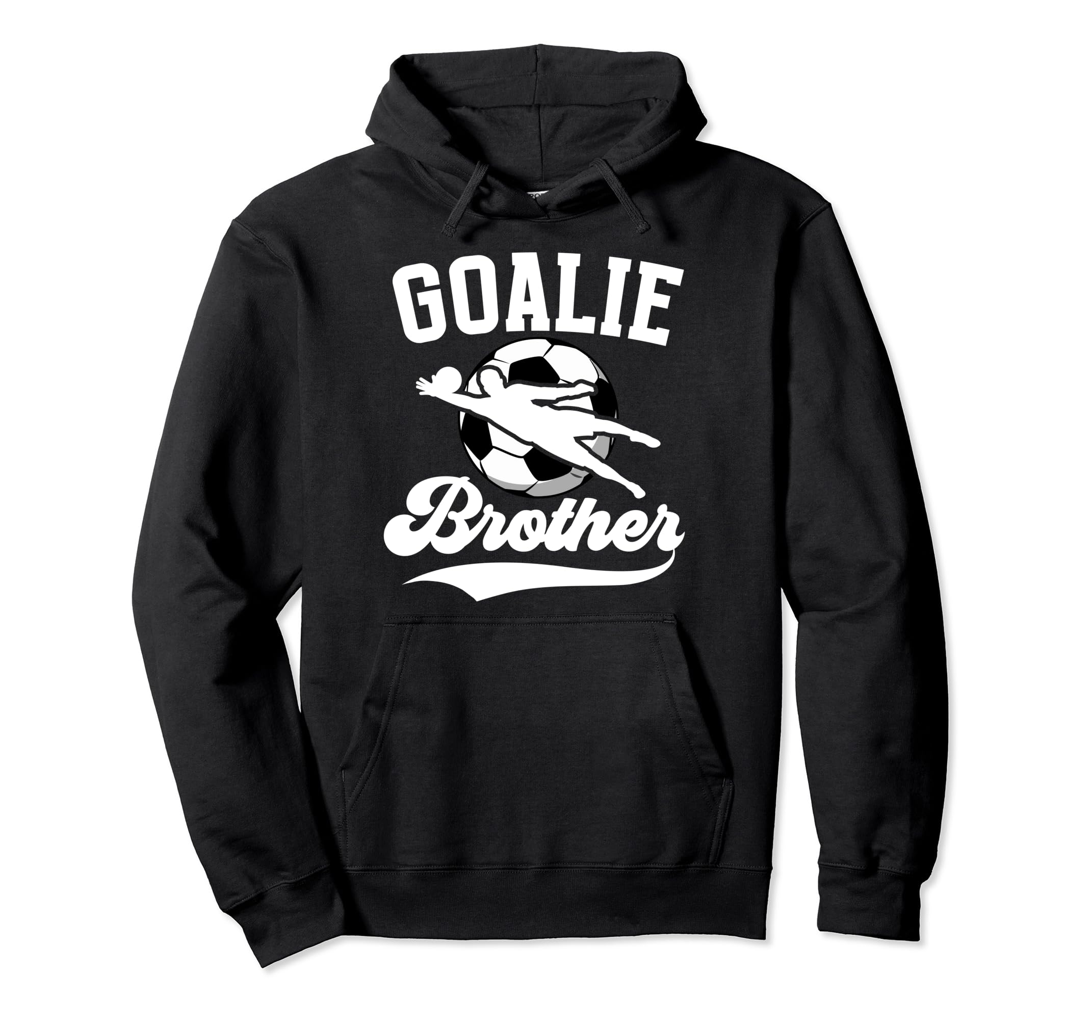 Soccer Goalie Brother Soccer Goalkeeper Hoodie - Graphic Print Unisex