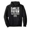 Hockey Goalie Papaw Ice Hockey Keeper Hoodie - Minimalist Print Men Women