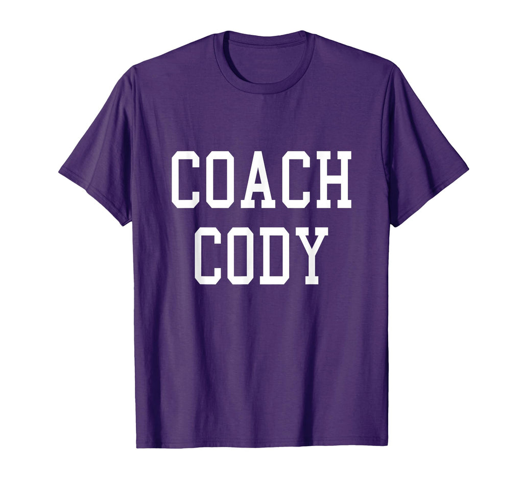 Coach Cody Custom Football Soccer T-Shirt - Minimalist Print Men Women