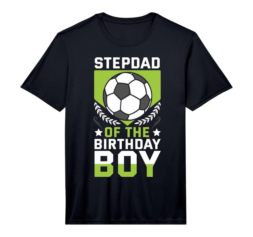 Stepdad Birthday Soccer Player Bday T-Shirt - Custom Art Print Men Women