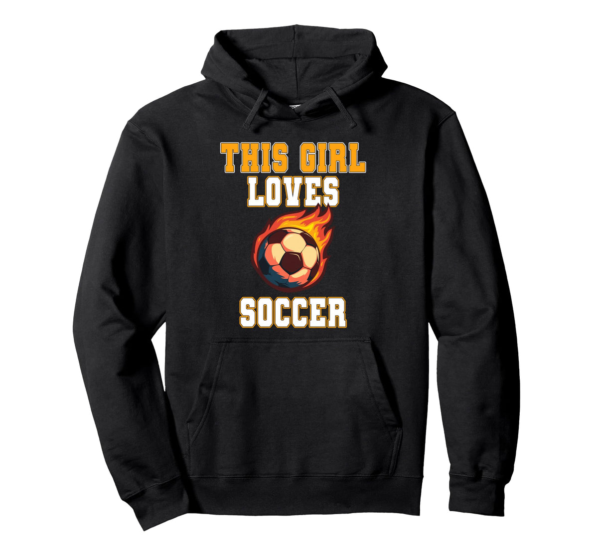 This Loves Soccer Game Day Female Soccer Hoodie - Trendy Graphic Men Women