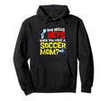 Funny Yelling Soccer Mom Hoodie - Trendy Graphic for Adults